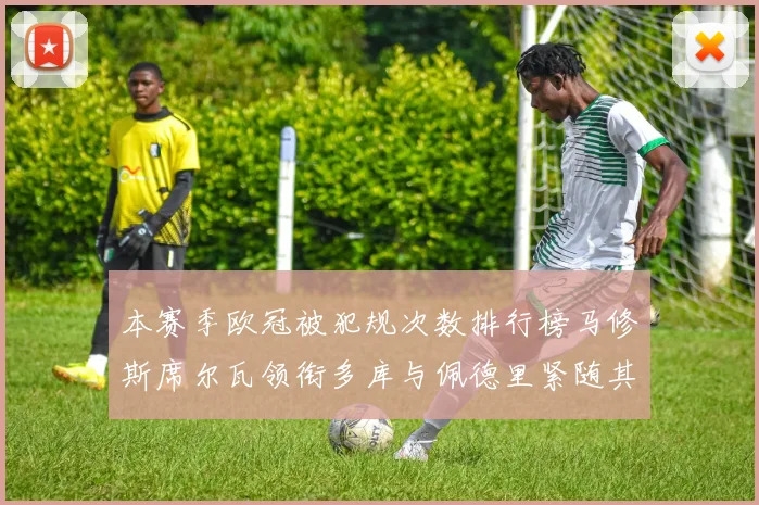 本赛季欧冠被犯规次数排行榜马修斯席尔瓦领衔多库与佩德里紧随其后